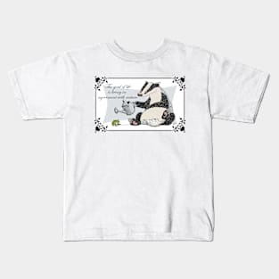 Watering Badger Kids T-Shirt